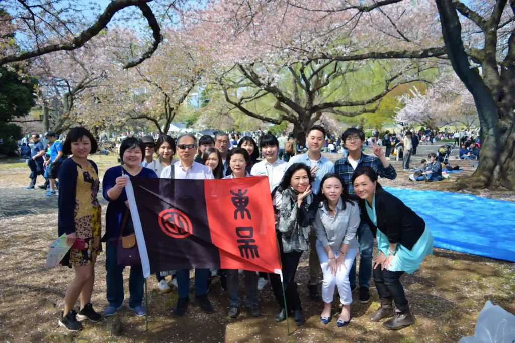 2018 年 4 月 1 日迎新賞花暨餐敘活動。